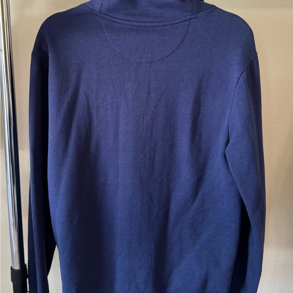 Goodfellow & Co Navy Shawl Collar Cardigan Size M 60% Cotton 40% Polyester